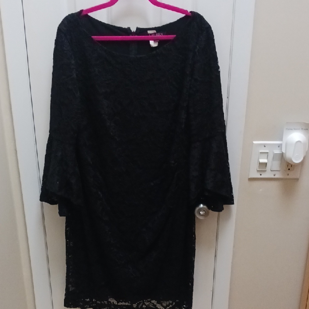 Ralph Lauren Black Long Sleeve Dress